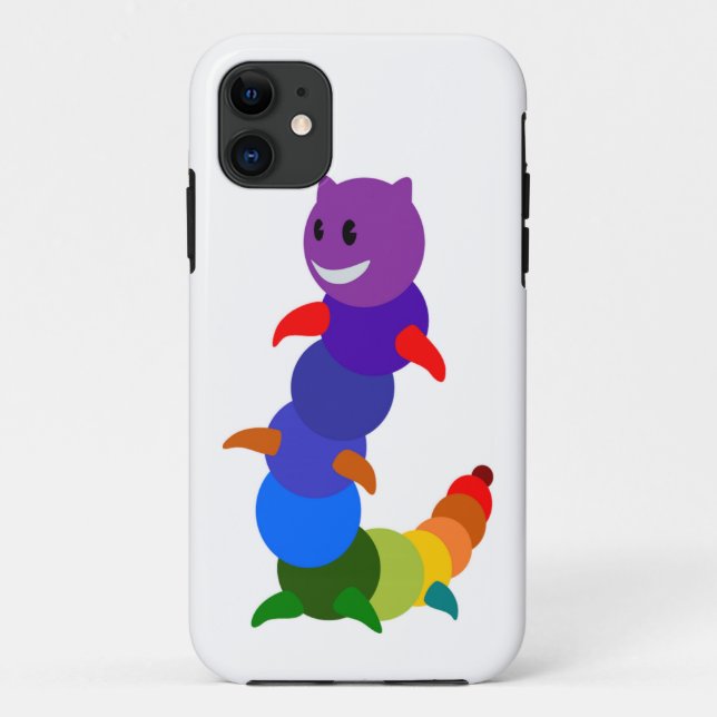 RAINBOW CATERPILLAR Case-Mate iPhone CASE (Back)