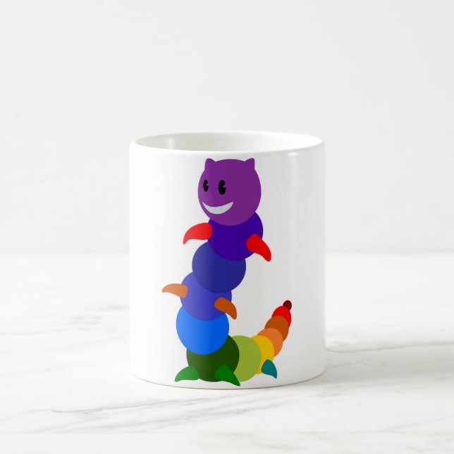 RAINBOW CATERPILLAR COFFEE MUG (Center)