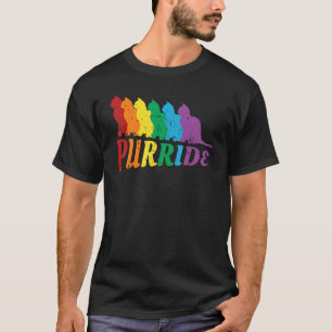 Rainbow Cats Meow Gay Pride Lgbtq Lgbt Pride Month T-Shirt