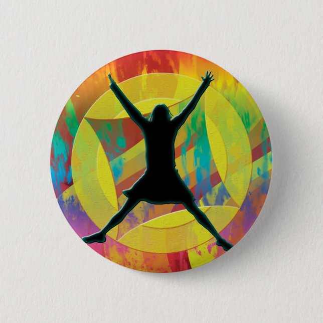 Rainbow celebration buttons (Front)