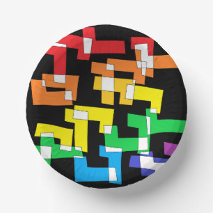 Rainbow Celebrations Paper Plate