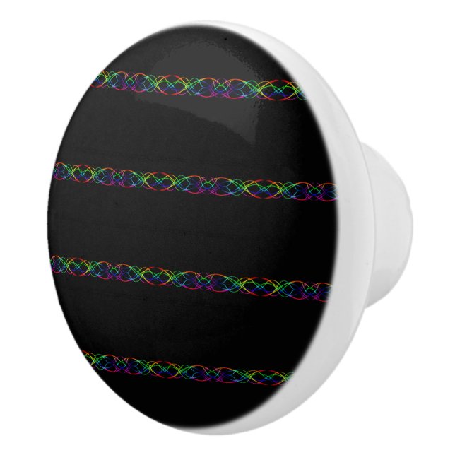 Rainbow Ceramic Knob (Right)