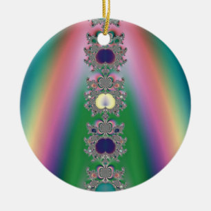 Rainbow Ceramic Tree Decoration