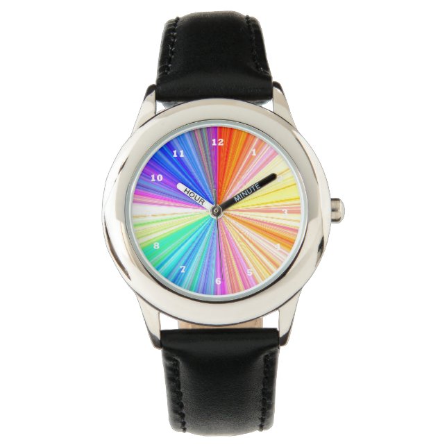Rainbow Chakra Sparkle Watch (Front)