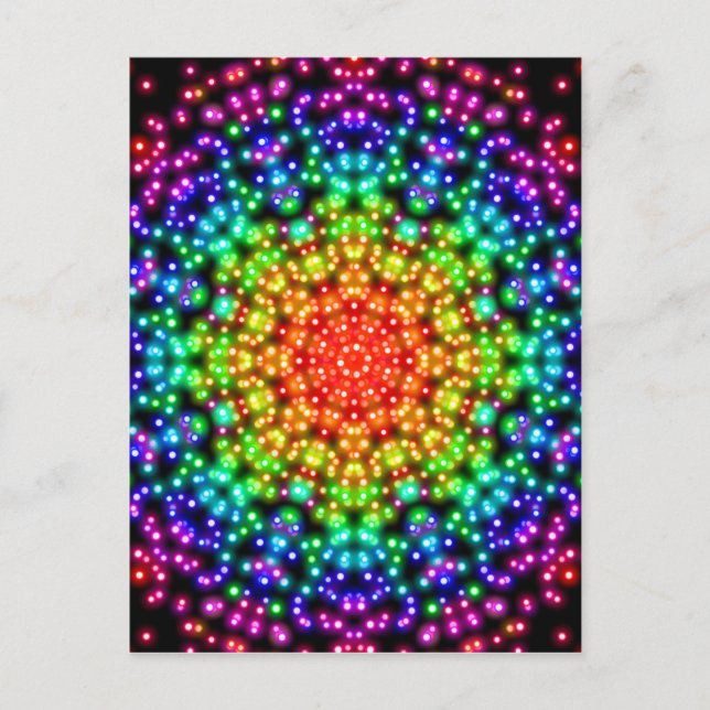 Rainbow Chakra Universe Postcard (Front)