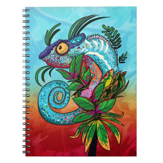 Rainbow Chameleon Notebook (Front)