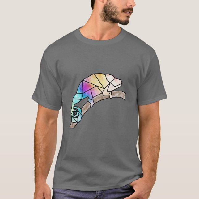 Rainbow Chameleon T-Shirt (Front)