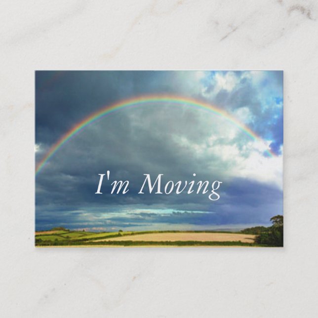 Rainbow Change of Address Card (Front)