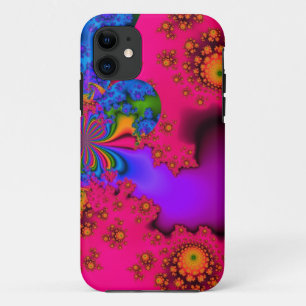 rainbow chaos iPhone 11 case