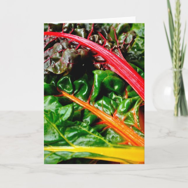Rainbow Chard Card (Front)