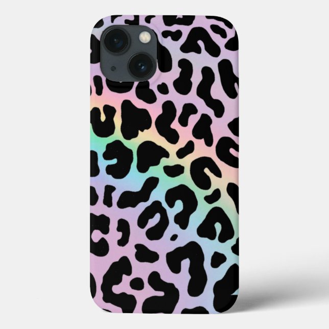 rainbow cheetah iphone 7/8 case (Back)