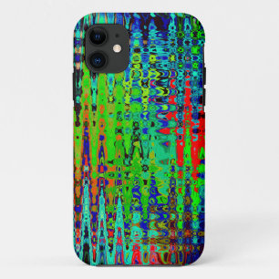 Rainbow Chevron Abstract iPhone 11 Case