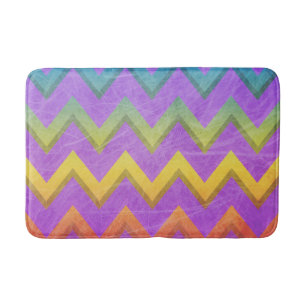 Rainbow Chevron by Shirley Taylor Bath Mat