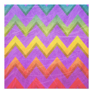 Rainbow Chevron by Shirley Taylor Photo Print