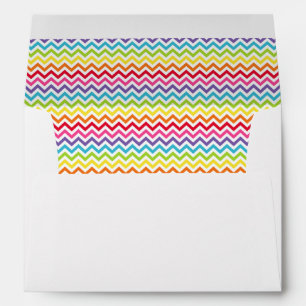 Rainbow Chevron - Envelope