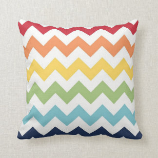 Rainbow Chevron Pillow