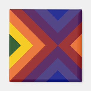 Rainbow Chevrons Magnet