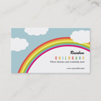 Rainbow Childcare /Day Care Business Card