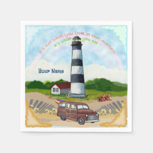 Rainbow Choice  Lighthouse napkins