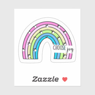 Rainbow Choose Joy Sticker