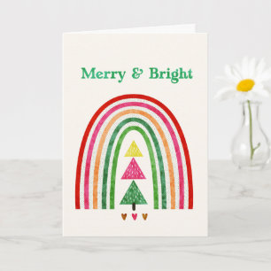 Rainbow Christmas  Card