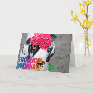 Rainbow Christmas Card