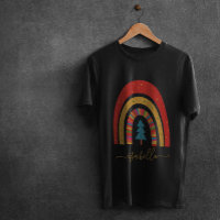 Rainbow Christmas colorful cute fun personalized T