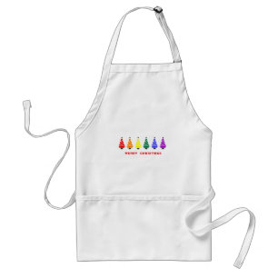Rainbow Christmas Tree Standard Apron