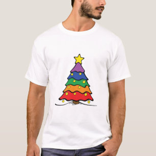 rainbow christmas tree T-Shirt