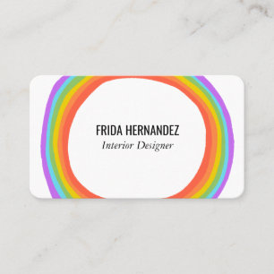 Rainbow Circle Business Card