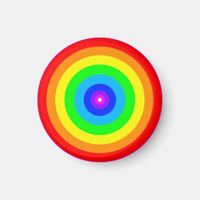 Rainbow Circle Design-40686 Magnet (Front)