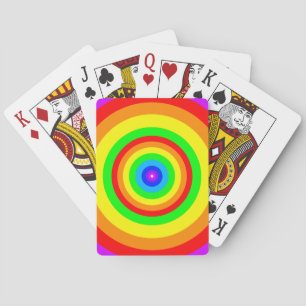 Rainbow Circle Design-40686 Playing Cards