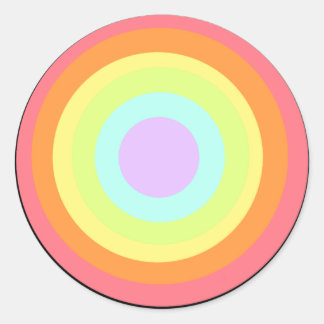 Rainbow Circle Sticker