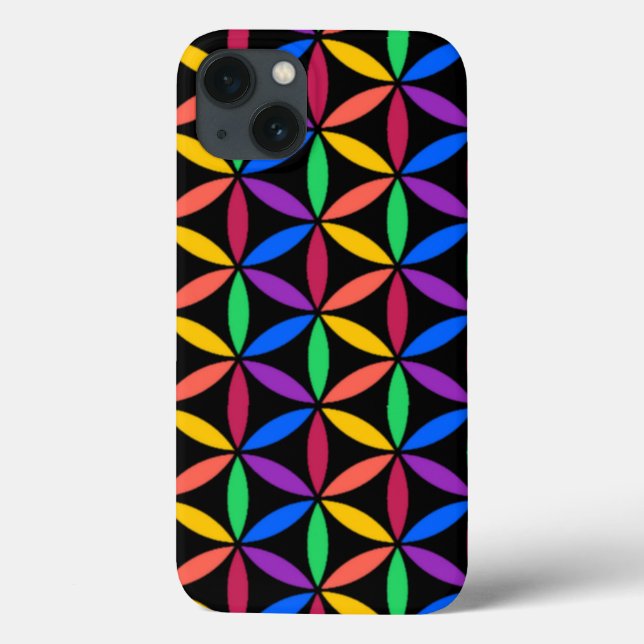 Rainbow circles Case-Mate iPhone case (Back)