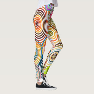 Rainbow Circles  Leggings