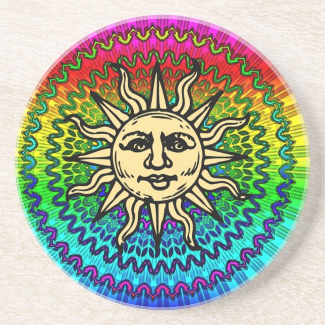 Rainbow Circling the Sun Coaster (Front)