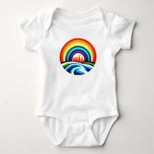 Rainbow City - Urban Hope & Diversity Baby Bodysuit