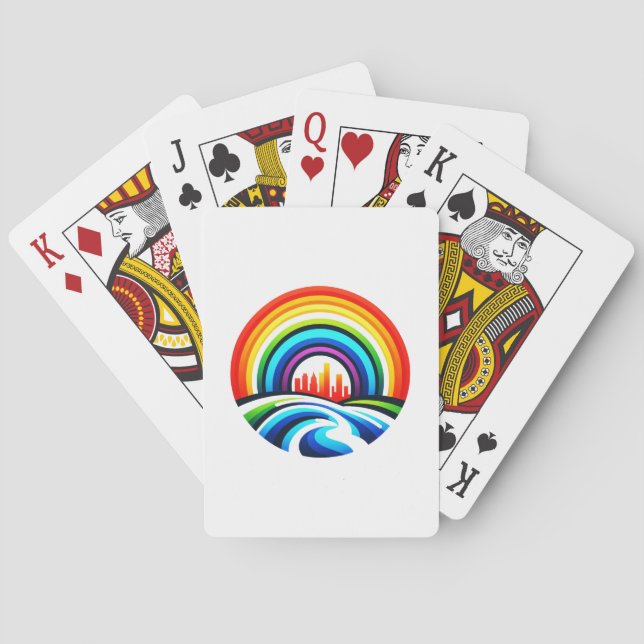Rainbow City - Urban Hope & Diversity Playing Cards (Back)