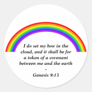 Rainbow, Classic Round Sticker