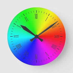 Rainbow clock