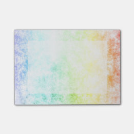 Rainbow Cloud Background Customise or Stay Cloudy Post-it Notes