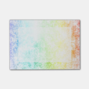 Rainbow Cloud Background Customise or Stay Cloudy Post-it Notes