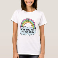 Rainbow Cloud Clip Art Sending You Well Wishes