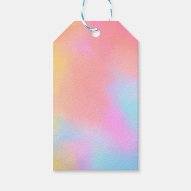 rainbow cloud gift tags (Front)