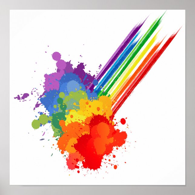 RAINBOW CLOUD -.png Poster (Front)