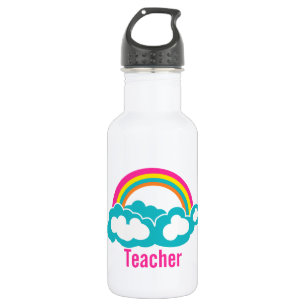 Rainbow Cloud Teacher 532 Ml Water Bottle