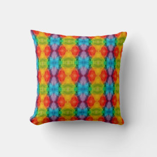 Rainbow Cloud Watercolor Art Cushion
