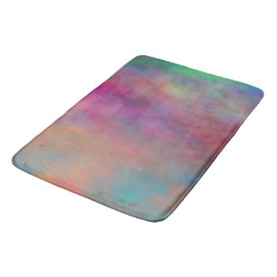 Rainbow Clouds Bath Mat