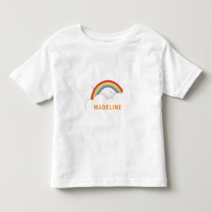 Rainbow Clouds Birthday Toddler T-Shirt