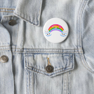 Rainbow Clouds Button